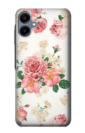 S1859 Motif Rose Etui Coque Housse pour Samsung Galaxy A06