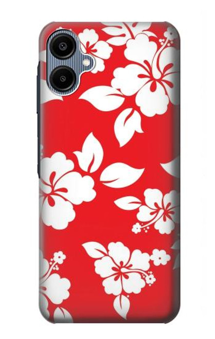 S1949 Motif Hibiscus hawaïenne Etui Coque Housse pour Samsung Galaxy A06