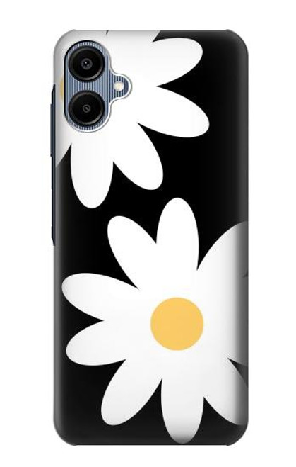 S2315 Fleurs de marguerite blanche Etui Coque Housse pour Samsung Galaxy A06