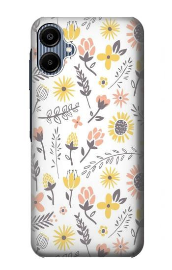 S2354 Motif pastel Fleurs Etui Coque Housse pour Samsung Galaxy A06