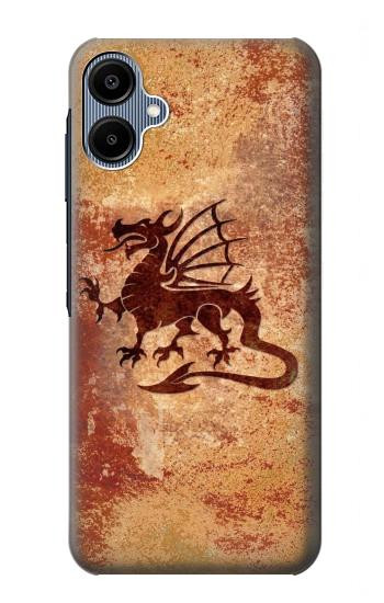 S2485 Dragon métal Texture imprimé graphique Etui Coque Housse pour Samsung Galaxy A06