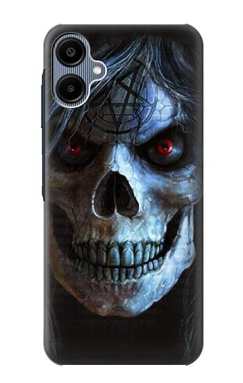 S2585 Mal mort Crâne Pentacle Etui Coque Housse pour Samsung Galaxy A06