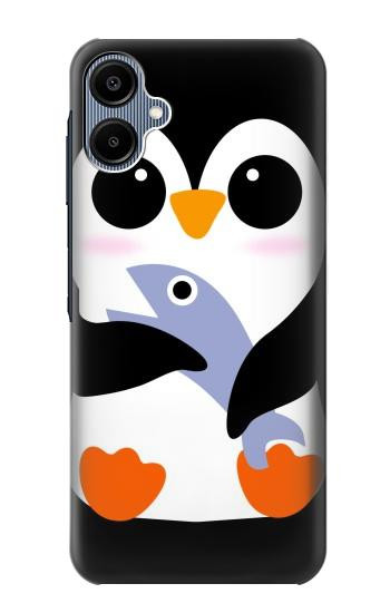 S2631 Mignon Bébé Pingouin Etui Coque Housse pour Samsung Galaxy A06