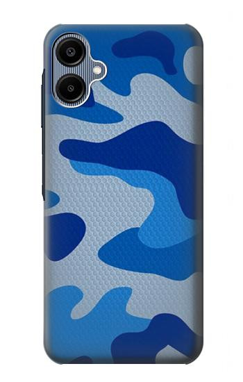 S2958 Armée Bleu Camo Camouflage Etui Coque Housse pour Samsung Galaxy A06