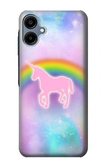 S3070 Arc en ciel pastel ciel Licorne Etui Coque Housse pour Samsung Galaxy A06