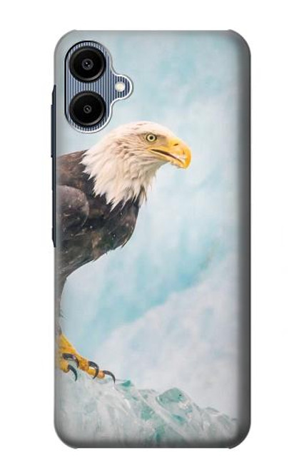 S3843 Pygargue à tête blanche sur glace Etui Coque Housse pour Samsung Galaxy A06
