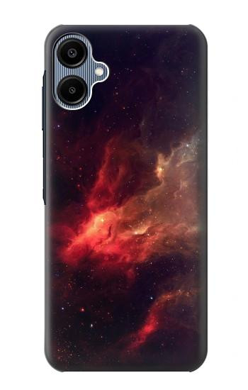 S3897 Espace nébuleuse rouge Etui Coque Housse pour Samsung Galaxy A06