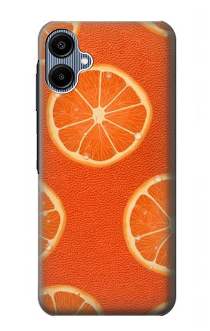 S3946 Motif orange sans couture Etui Coque Housse pour Samsung Galaxy A06