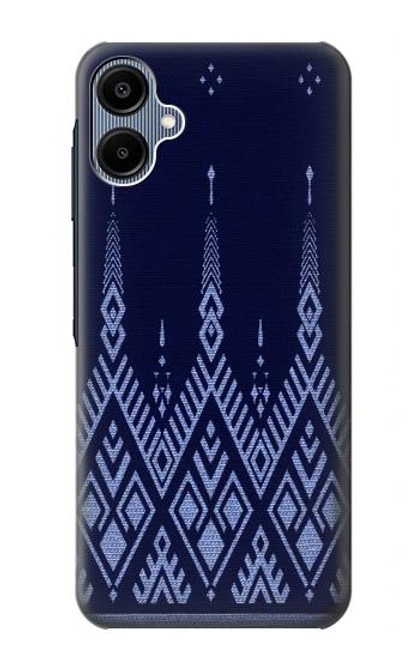 S3950 Motif textile thaïlandais bleu Etui Coque Housse pour Samsung Galaxy A06