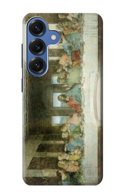 S0173 Leonardo Da Vinci La Cène Etui Coque Housse pour Samsung Galaxy S25