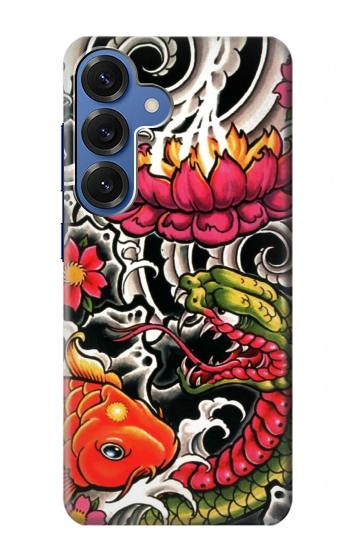 S0605 Yakuza tatouage Etui Coque Housse pour Samsung Galaxy S25