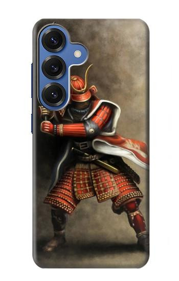 S0796 Japon Rouge Samurai Etui Coque Housse pour Samsung Galaxy S25