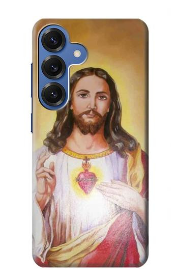S0798 Jésus Etui Coque Housse pour Samsung Galaxy S25