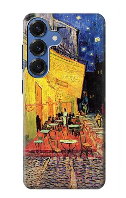 S0929 Van Gogh Café Terrasse Etui Coque Housse pour Samsung Galaxy S25