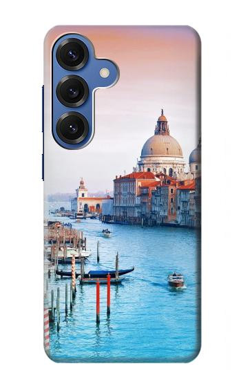S0982 Beauté de Venise Italie Etui Coque Housse pour Samsung Galaxy S25