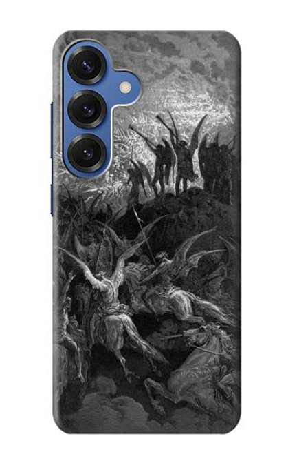 S1026 Gustave Doré Paradis perdu Etui Coque Housse pour Samsung Galaxy S25