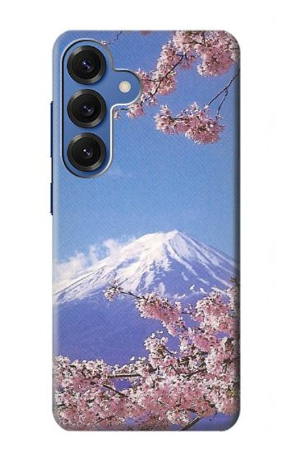 S1060 Mont Fuji Sakura fleur de cerisier Etui Coque Housse pour Samsung Galaxy S25
