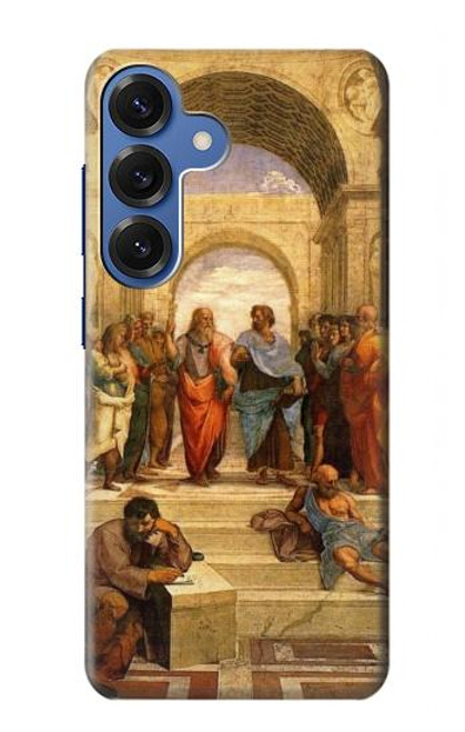 S1086 Ecole d'Athènes de Raphaël Etui Coque Housse pour Samsung Galaxy S25