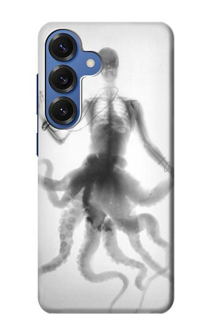 S1432 Crâne Poulpe X-ray Etui Coque Housse pour Samsung Galaxy S25