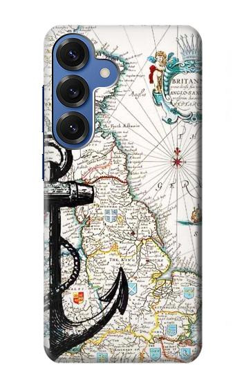 S1962 Graphique nautique Etui Coque Housse pour Samsung Galaxy S25