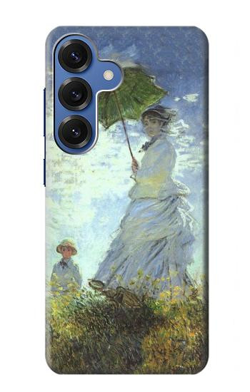 S2415 Claude Monet Femme avec un parasol Etui Coque Housse pour Samsung Galaxy S25