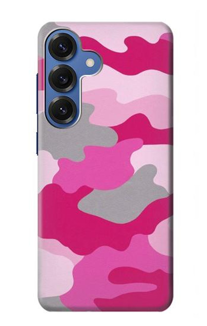 S2525 Rose Camo camouflage Etui Coque Housse pour Samsung Galaxy S25