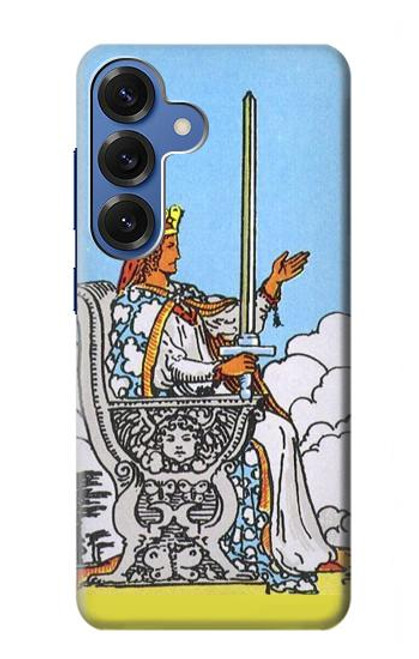 S3068 Carte de tarot Reine des épées Etui Coque Housse pour Samsung Galaxy S25