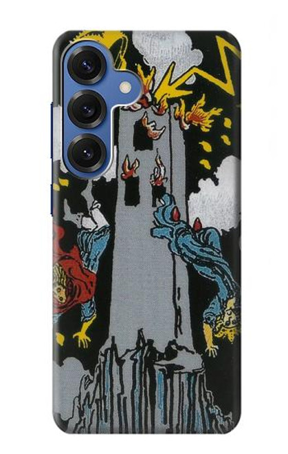 S3745 Carte de tarot la tour Etui Coque Housse pour Samsung Galaxy S25
