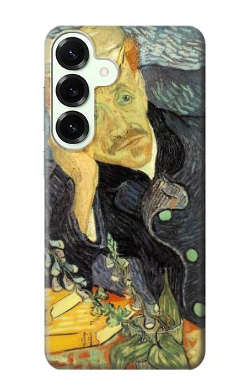 S0212 Van Gogh Portrait du Dr Gachet Etui Coque Housse pour Samsung Galaxy S25 Plus