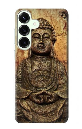 S0344 Bouddha Rocher Etui Coque Housse pour Samsung Galaxy S25 Plus