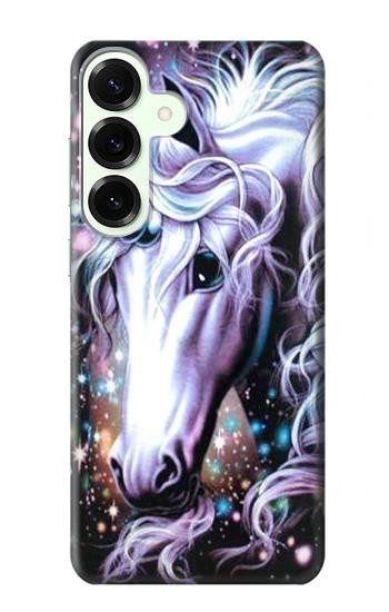 S0749 licorne Cheval Etui Coque Housse pour Samsung Galaxy S25 Plus