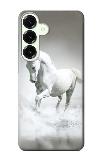 S0932 Cheval Blanc Etui Coque Housse pour Samsung Galaxy S25 Plus
