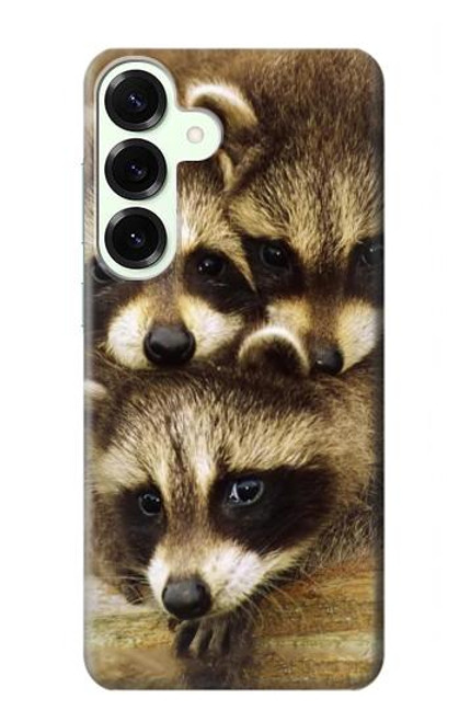 S0977 Les ratons laveurs bébé Etui Coque Housse pour Samsung Galaxy S25 Plus
