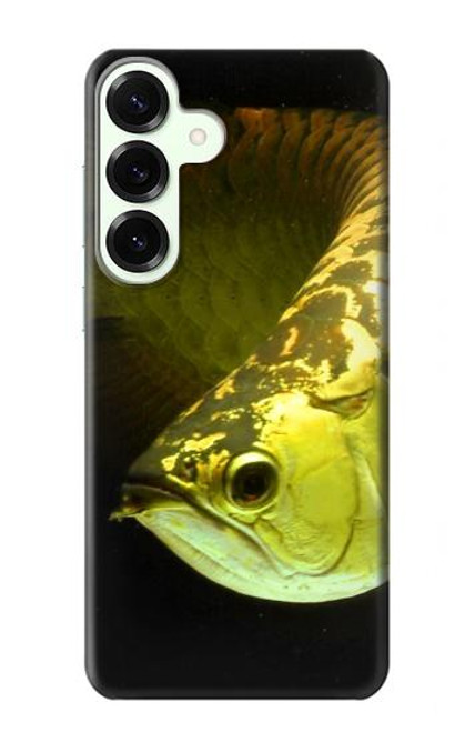 S1021 Or Arowana poissons Etui Coque Housse pour Samsung Galaxy S25 Plus