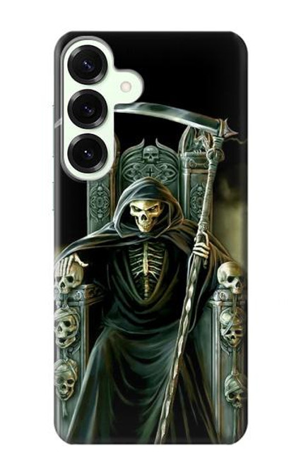 S1024 Roi Squelette Faucheuse Etui Coque Housse pour Samsung Galaxy S25 Plus