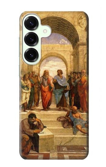 S1086 Ecole d'Athènes de Raphaël Etui Coque Housse pour Samsung Galaxy S25 Plus
