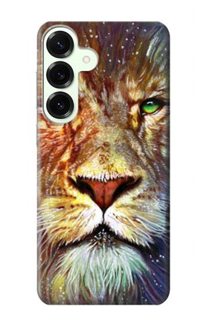 S1354 Lion Etui Coque Housse pour Samsung Galaxy S25 Plus