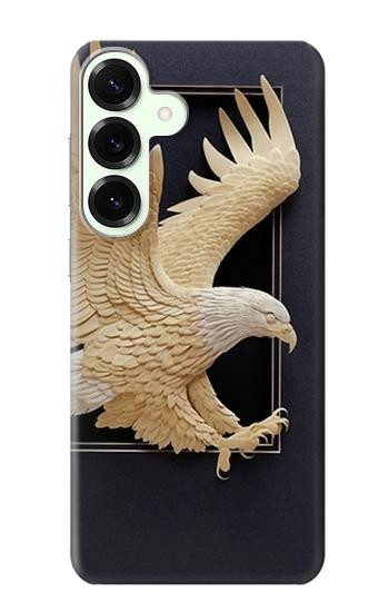 S1383 Sculpture papier Aigle Etui Coque Housse pour Samsung Galaxy S25 Plus