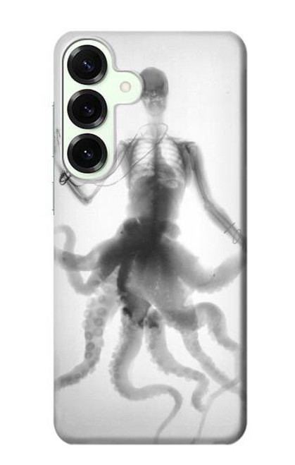 S1432 Crâne Poulpe X-ray Etui Coque Housse pour Samsung Galaxy S25 Plus