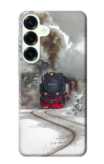S1509 Train à vapeur Etui Coque Housse pour Samsung Galaxy S25 Plus