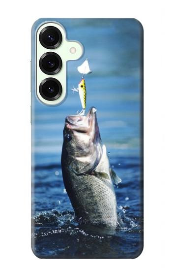 S1594 Pêche à l'achigan Etui Coque Housse pour Samsung Galaxy S25 Plus