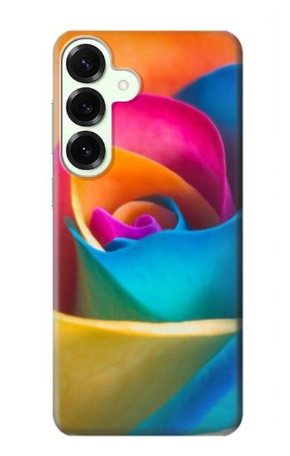 S1671 Arc en ciel coloré Rose Etui Coque Housse pour Samsung Galaxy S25 Plus