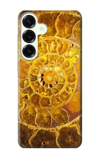 S1789 ammonite Fossiles Etui Coque Housse pour Samsung Galaxy S25 Plus