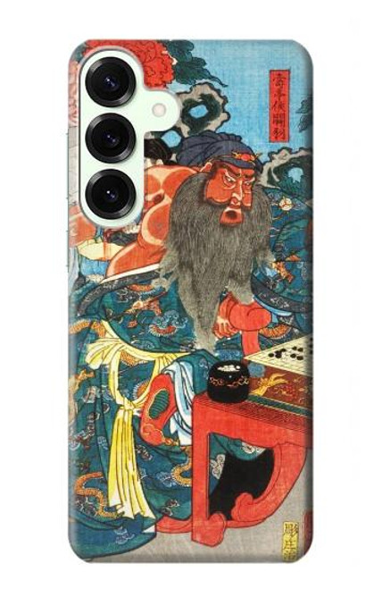 S1826 Utagawa Kuniyoshi Guan Yu Etui Coque Housse pour Samsung Galaxy S25 Plus