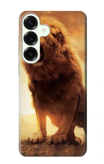 S1957 Lion Etui Coque Housse pour Samsung Galaxy S25 Plus