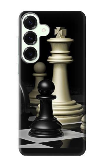 S2262 Roi d'échecs Etui Coque Housse pour Samsung Galaxy S25 Plus