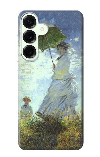 S2415 Claude Monet Femme avec un parasol Etui Coque Housse pour Samsung Galaxy S25 Plus
