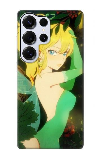 S0095 Peter Pan Tinker Bell Etui Coque Housse pour Samsung Galaxy S25 Ultra