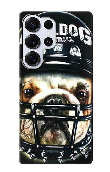 S0098 Bouledogue Football américain Etui Coque Housse pour Samsung Galaxy S25 Ultra