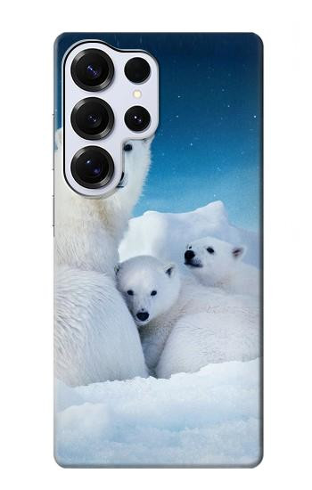 S0285 Ours polaire Etui Coque Housse pour Samsung Galaxy S25 Ultra